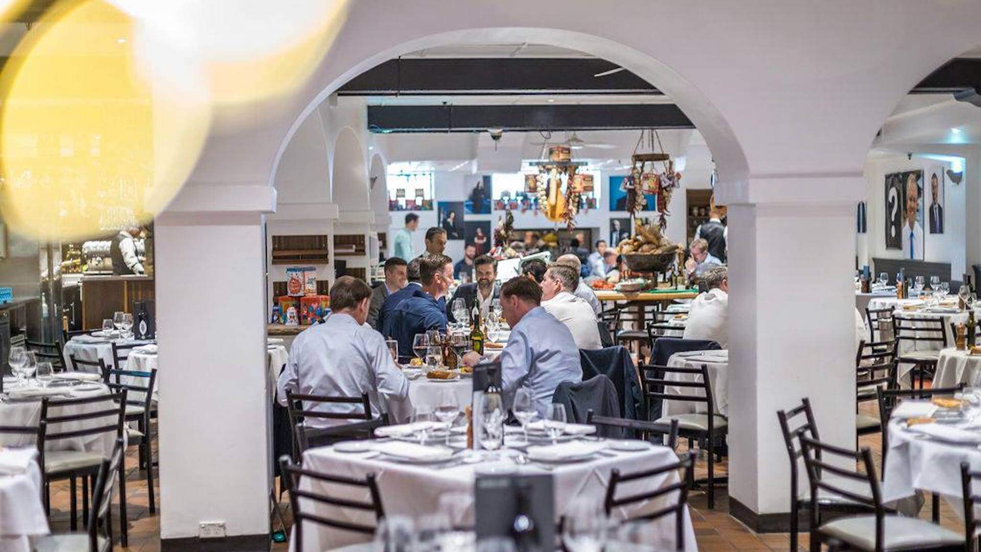 dining room at Machiavelli Ristorante - Italian restaurant in Sydney