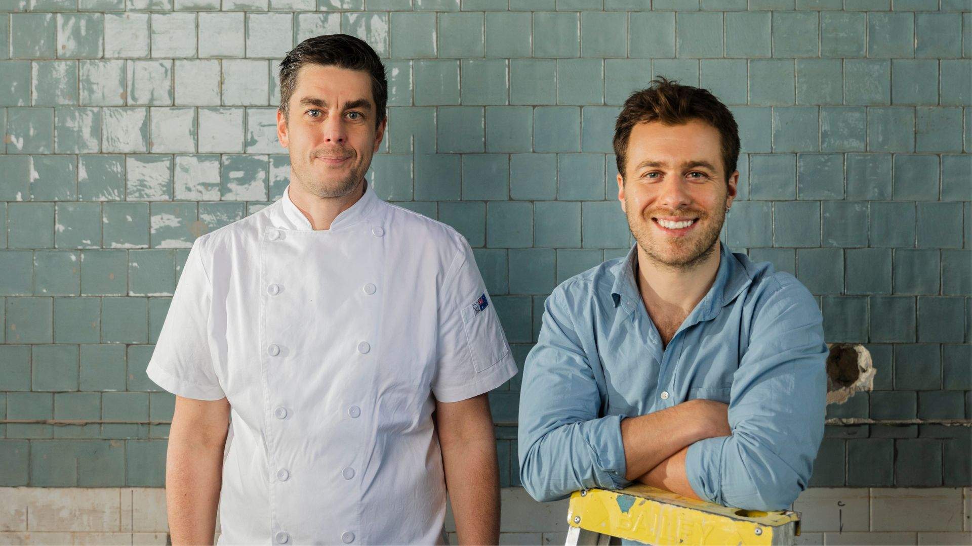 Head Chef Mark Williamson alongside Solotel CEO Elliot Solomon.