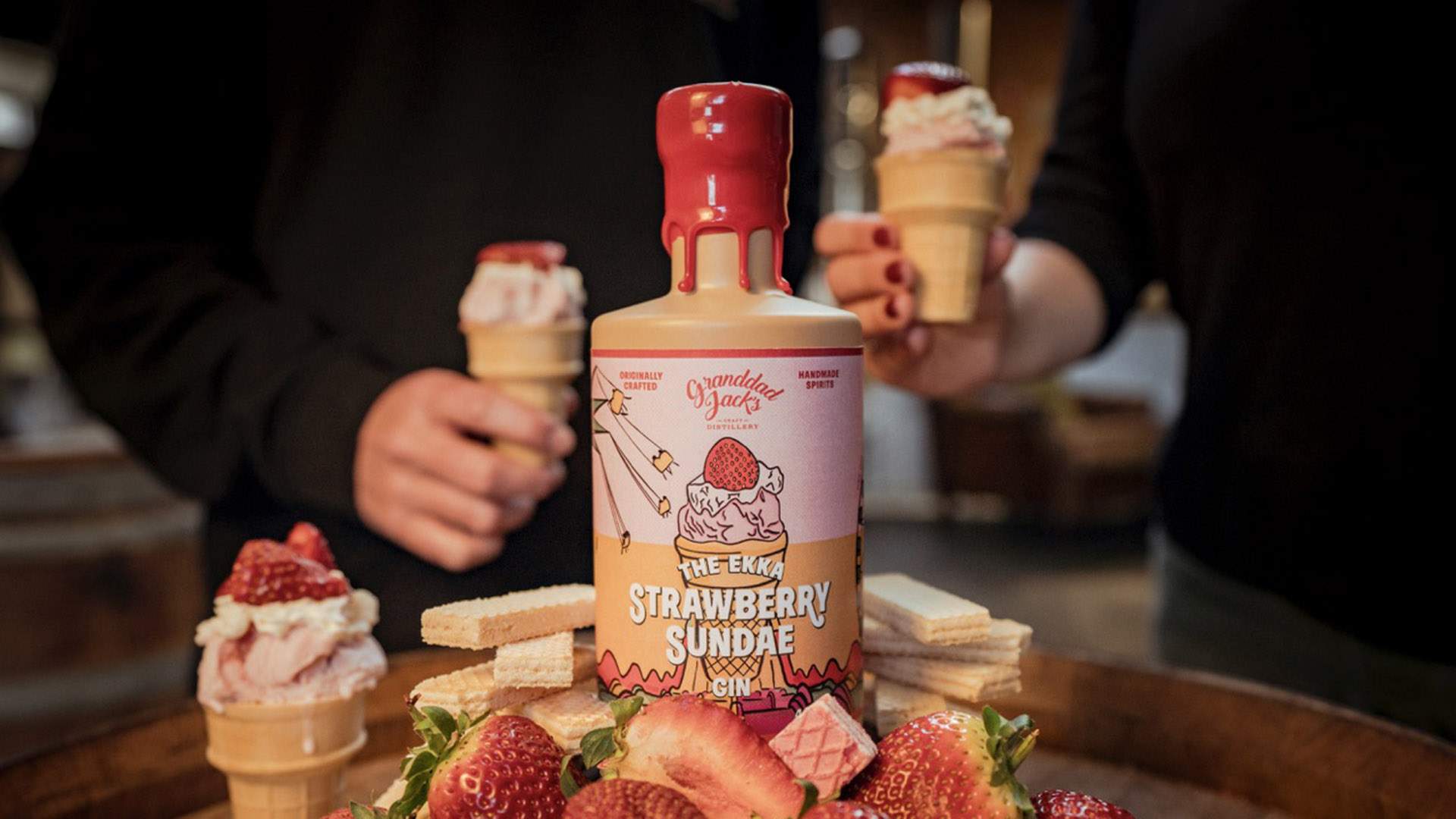You Can Now Sip Ekka-Inspired Strawberry Sundae Gin Thanks to Queensland Distillery Granddad Jack's