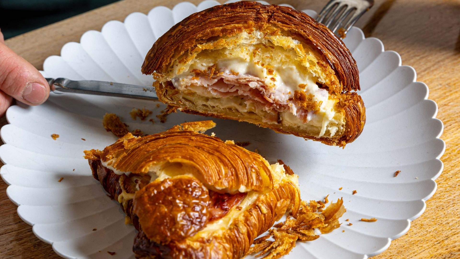 Frenchies Bakery & Pâtisserie Rosebery — Ham & Cheese Croissant