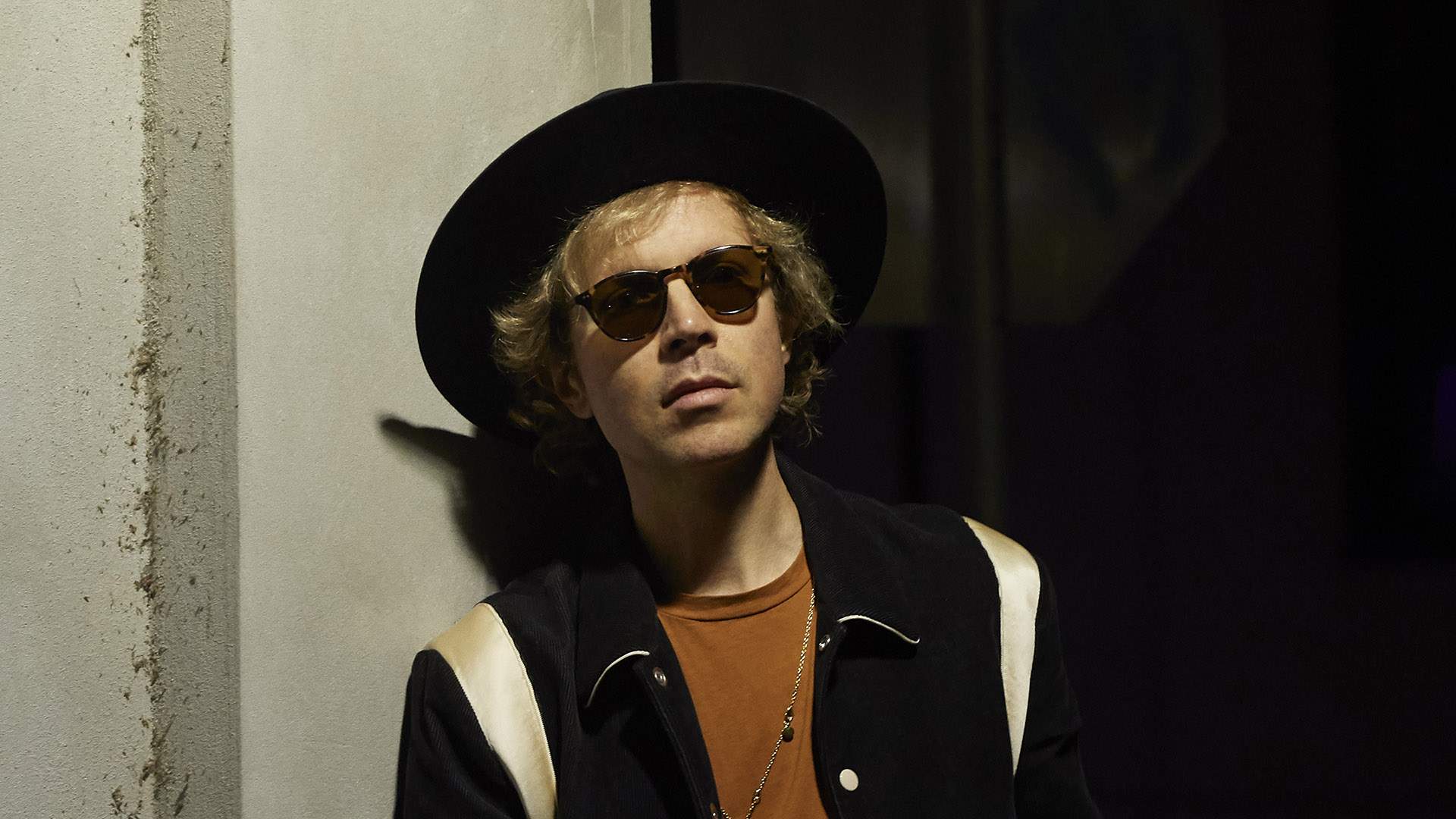A profile image of Beck for his lineup appearance at Harvest Rock.