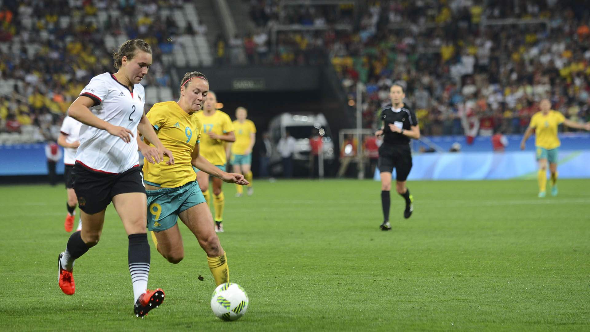 The Matildas vs Sweden at Riverstage