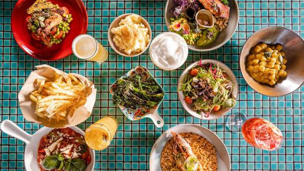 A selection of dishes at Six Acres in Brisbane.
