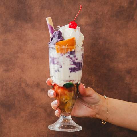 Photo of a colourful dessert at Smoky Cravings restaurant in Parramatta.