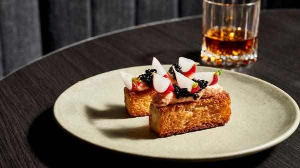 Whisky and paired dishes at Archer's at Marriott Docklands for the Whisky dinner series
