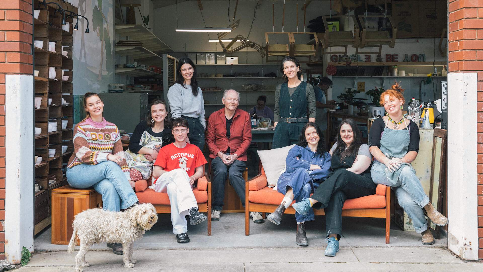 The team at 2 Mayfield Street - Pottery Studio in Melbourne. 
