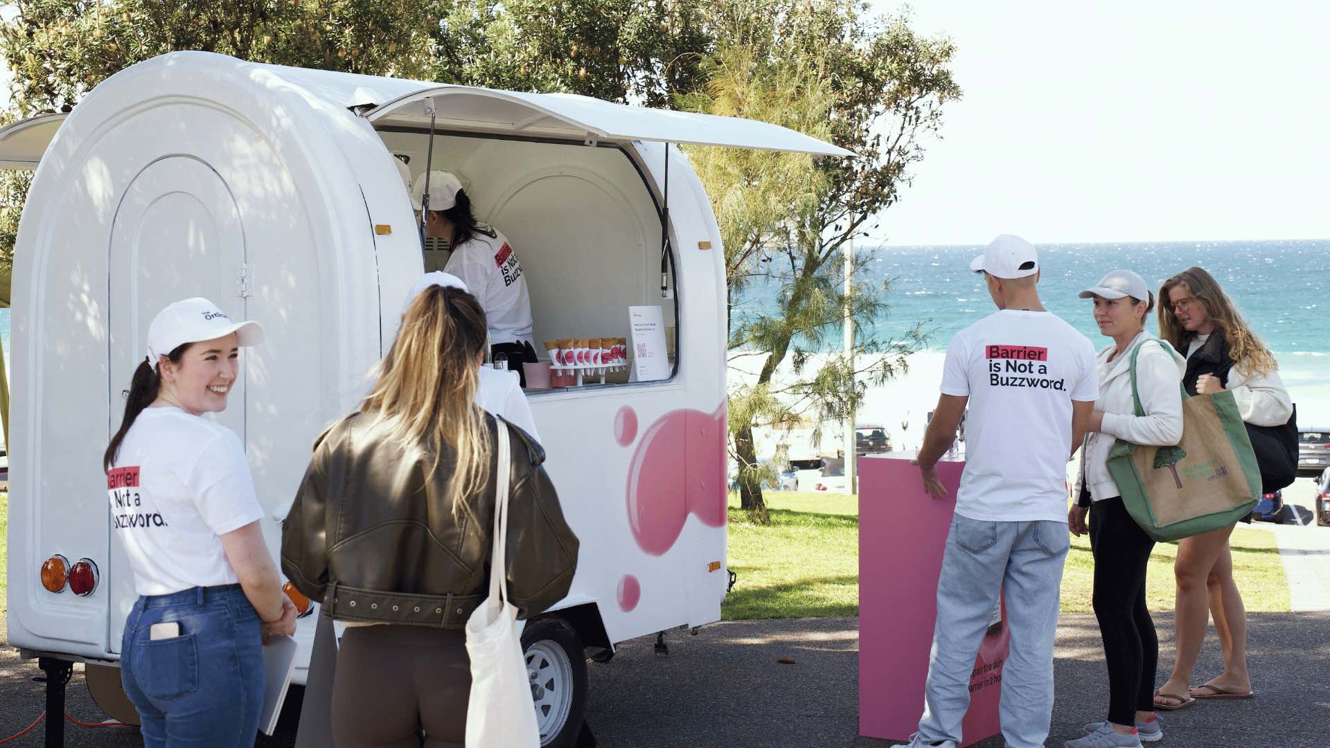 The Ordinary's pop-up event in Bondi.