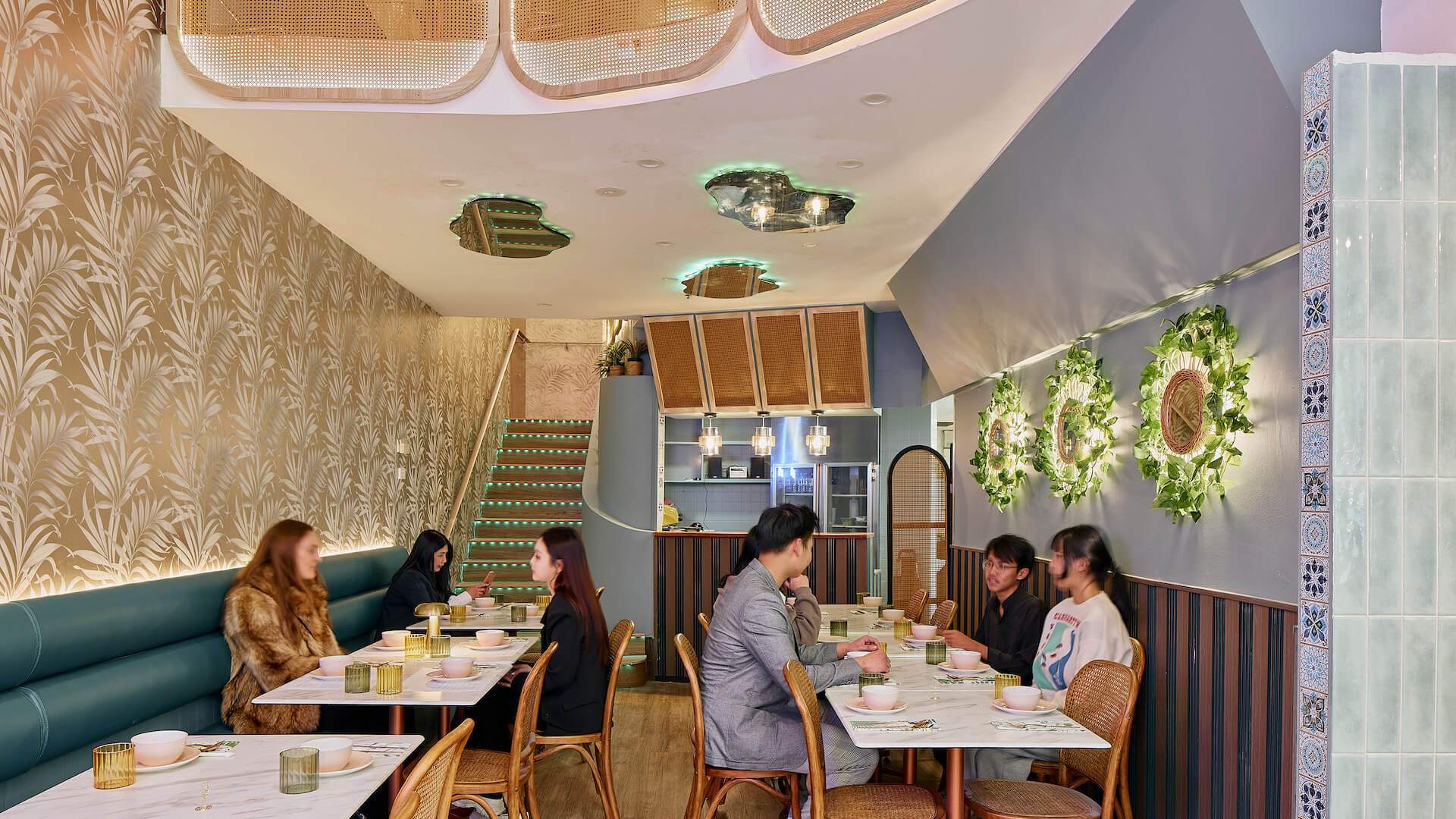 The interior of Kan Eanf - Thai restaurant in Melbourne