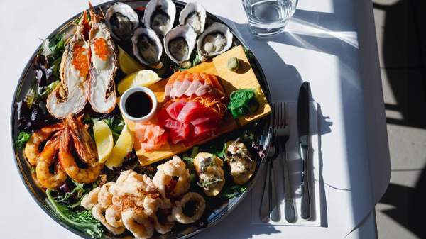 seafood platter from Richmond Oysters - seafood Melbourne