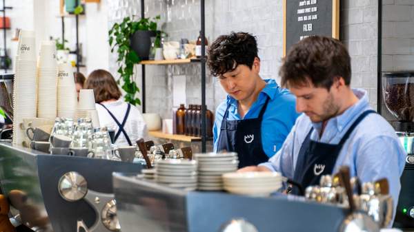 baristas at Padre Coffee in Melbourne