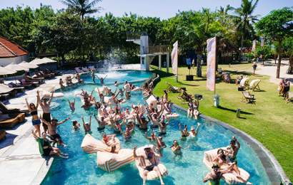 Background image for Dream Machine Is Returning to Bali in 2024 Headlined by Genesis Owusu, Snakehips and Hayden James