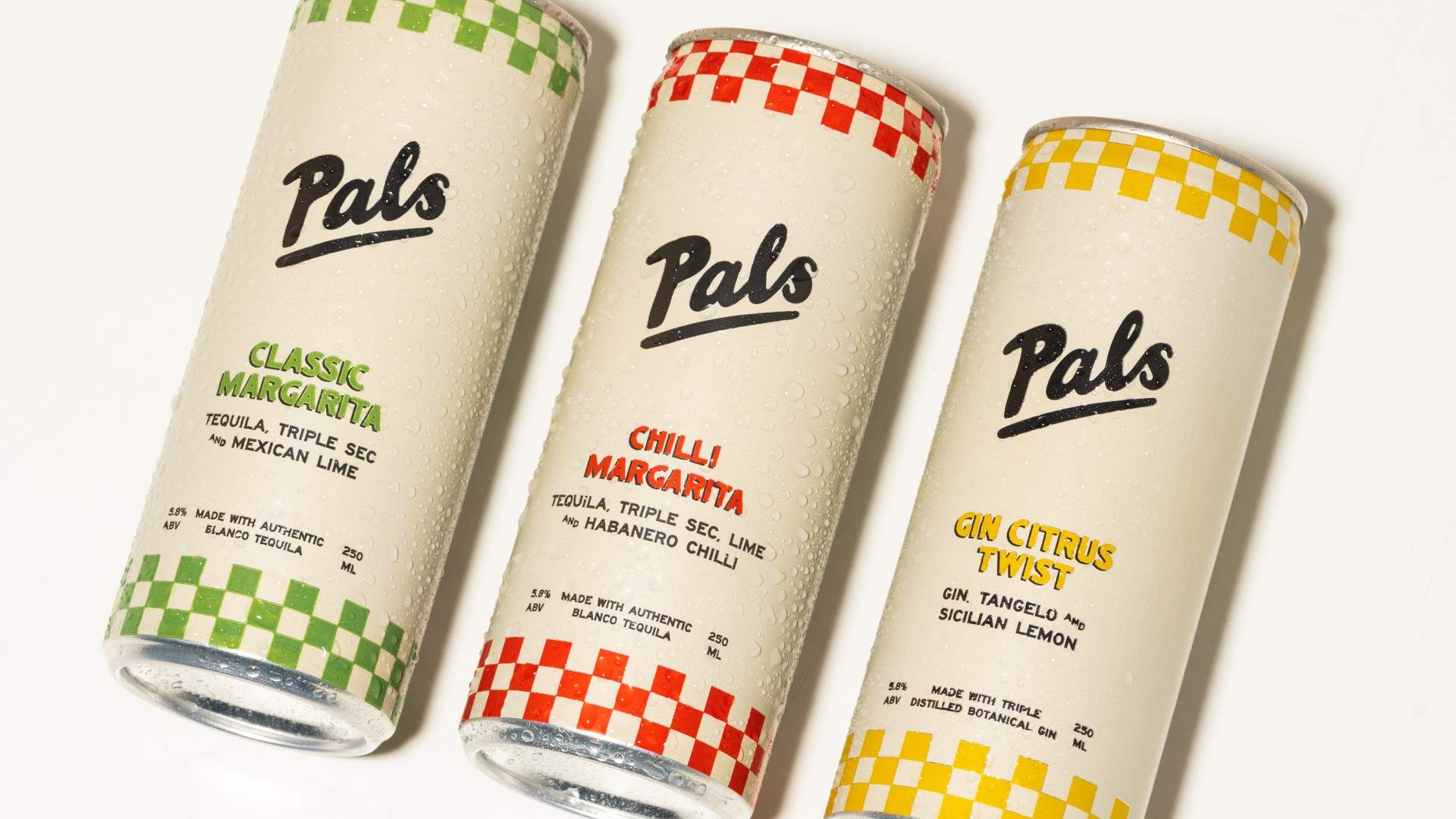 Cheers: Pals Is Adding Two Types of Margarita and a Gin Citrus Twist to Its Canned Cocktail Range