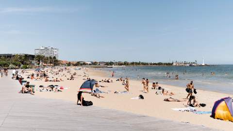 St Kilda Beach - one of the best beaches in Melbourne