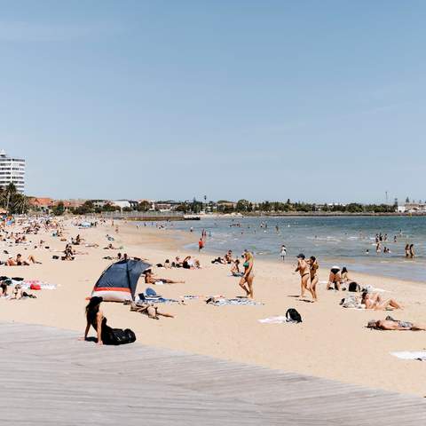 St Kilda Beach - one of the best beaches in Melbourne