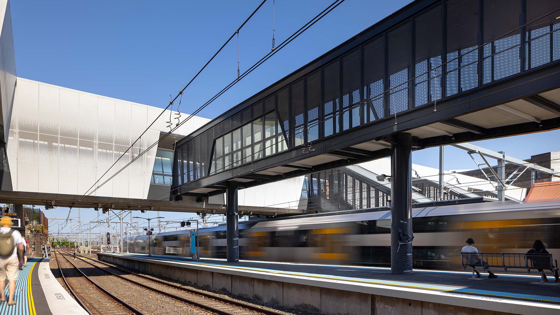 Redfern Station, view from platform. 