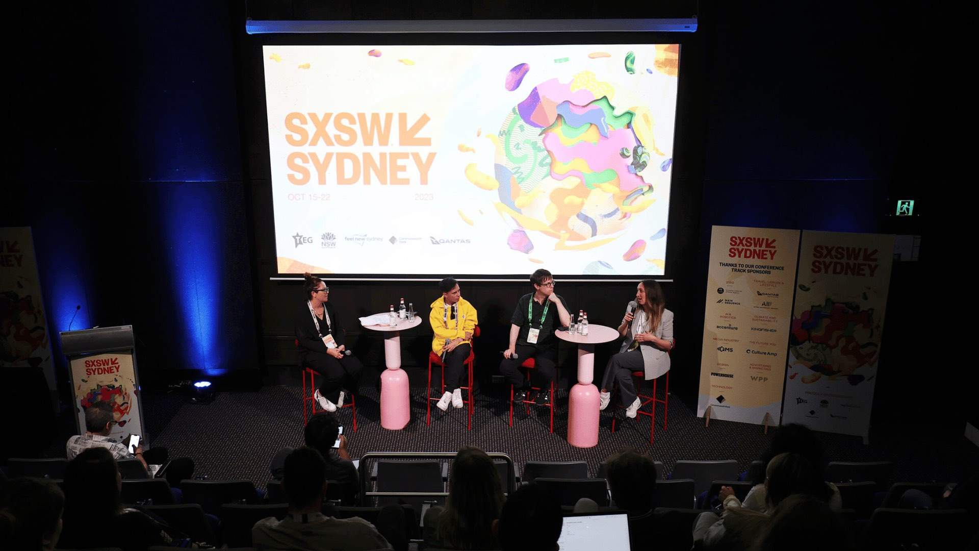 A panel session at SXSW Sydney.