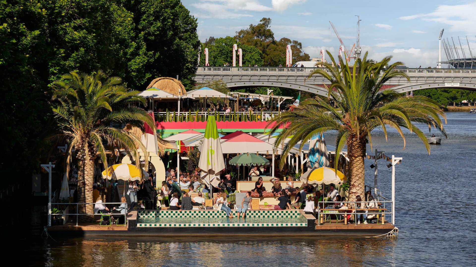 Now Open: Afloat's New Pool Club Has Hit the Yarra for Summer Swims on (But Not in) the River