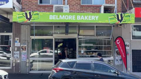 Exteriors of Belmore Continental bakery.