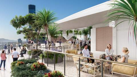 Queen's Wharf's Towering Sky Deck Will Feature a Steak and Seafood Restaurant, Casual Eatery and Openair Bar