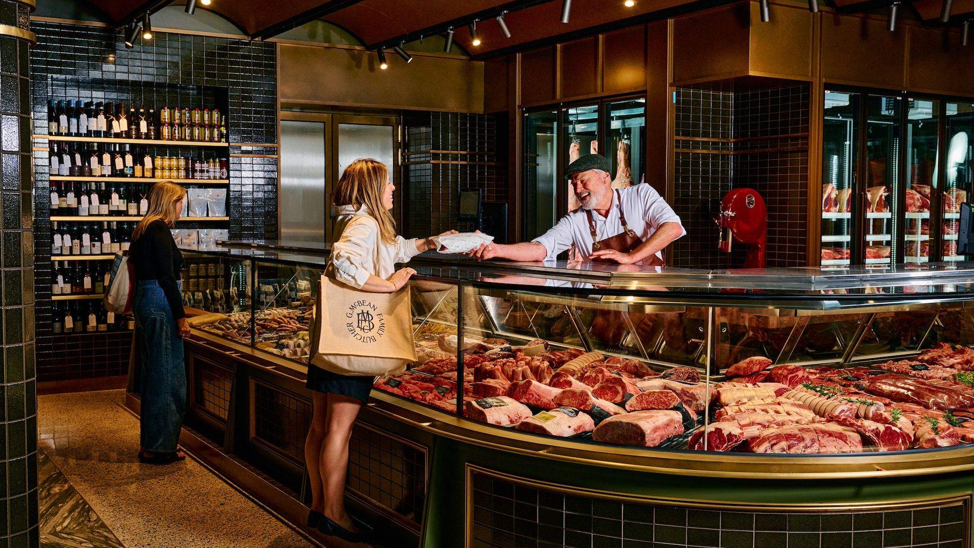 G.McBean Family Butcher Prahran Market Melbourne