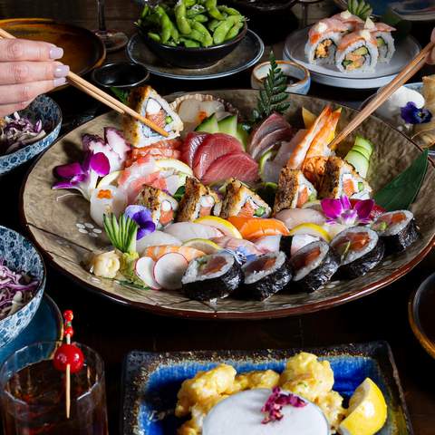 Sushi platter at Ichi Ni Nana - best sushi Melbourne - supplied -