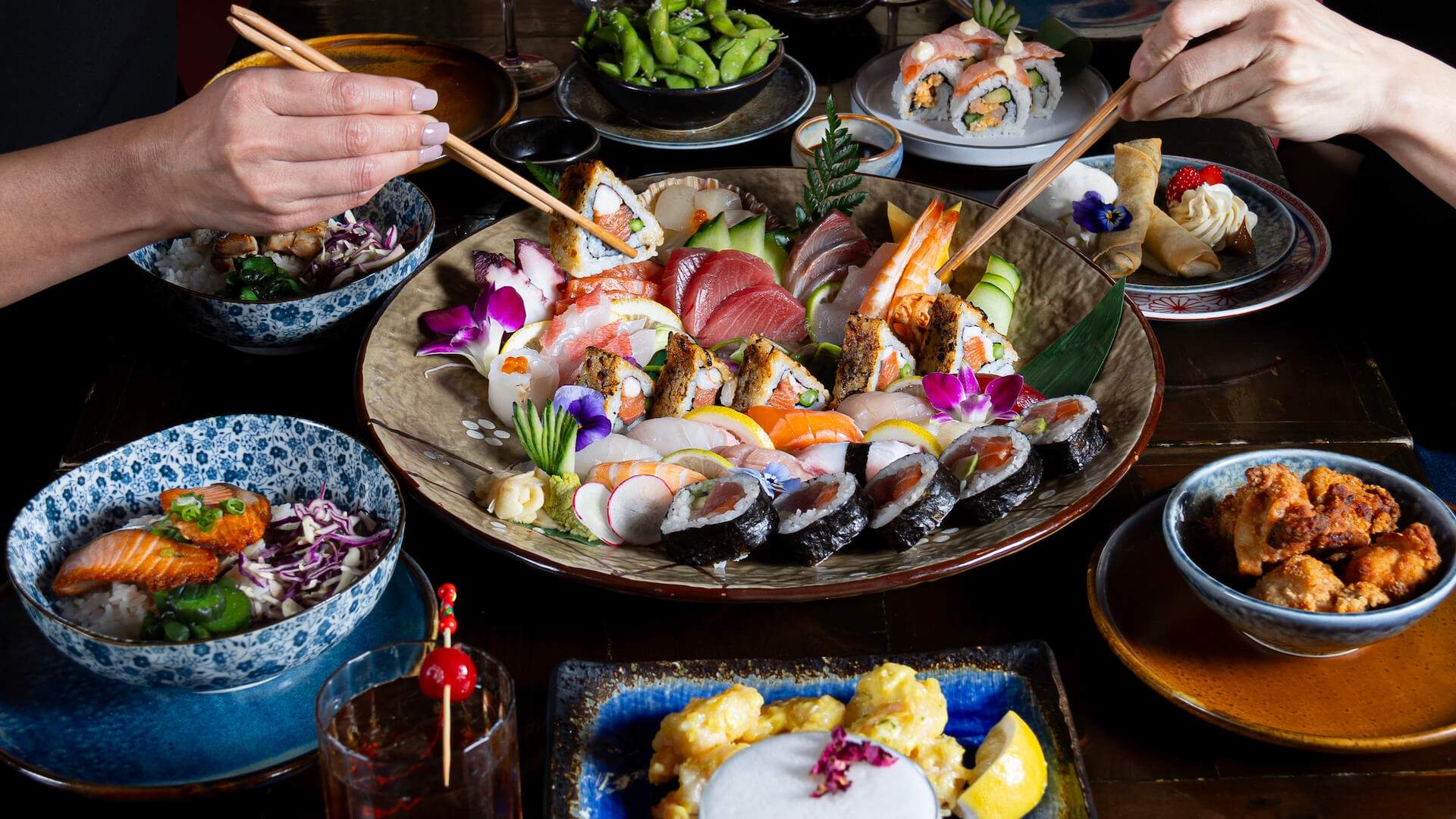 Sushi platter at Ichi Ni Nana - best sushi Melbourne - supplied -