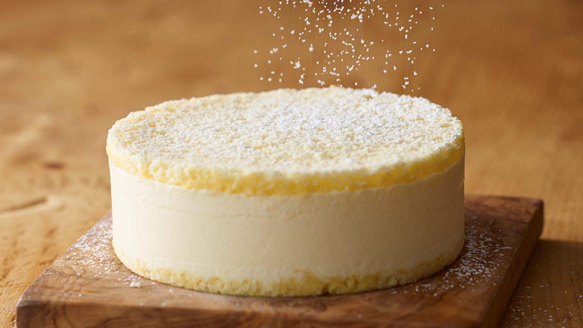 LeTAO's Australian-exclusive 'snow cake' cheesecake. 