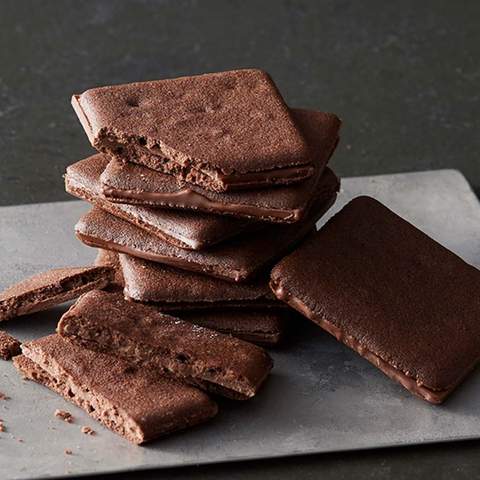 LeTAO's chocolate/cheese biscuits..