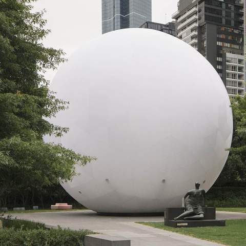 Meet Australia's New Big Thing: A 14-Metre-Tall Inflatable Sphere That Breathes Air Has Popped Up in Melbourne