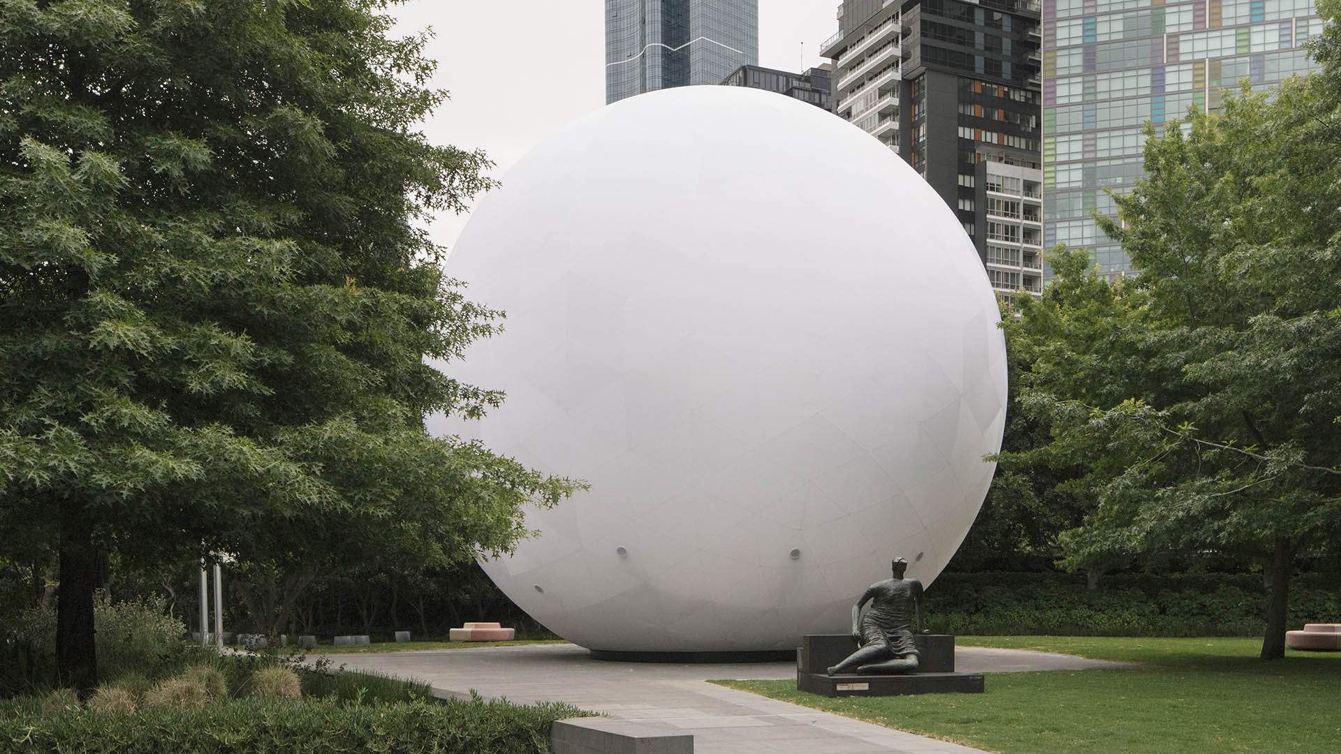 Meet Australia's New Big Thing: A 14-Metre-Tall Inflatable Sphere That Breathes Air Has Popped Up in Melbourne