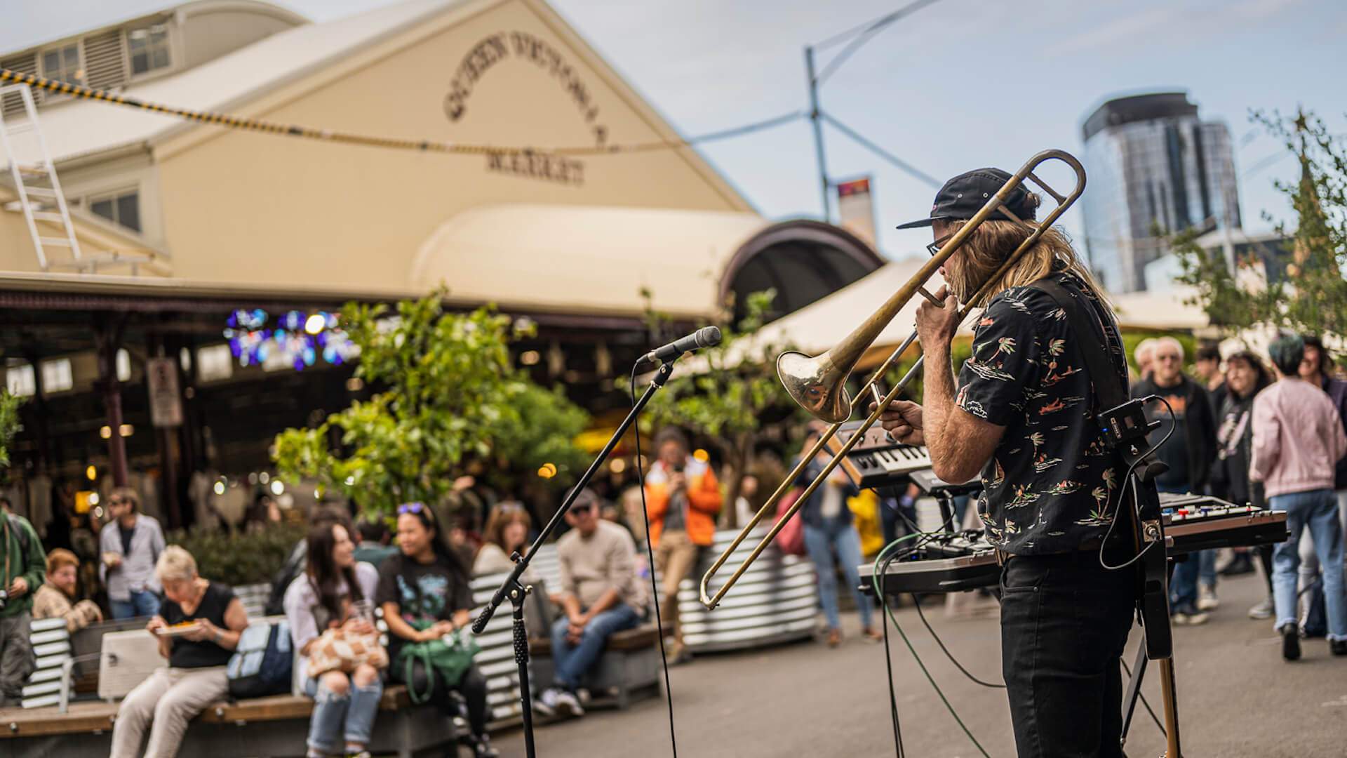 Live music at Queen Victoria Market - Summer Night Market.