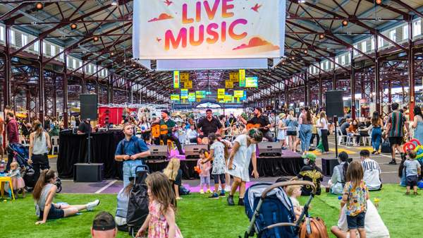 Live music at Queen Victoria Market - Summer Night Market.