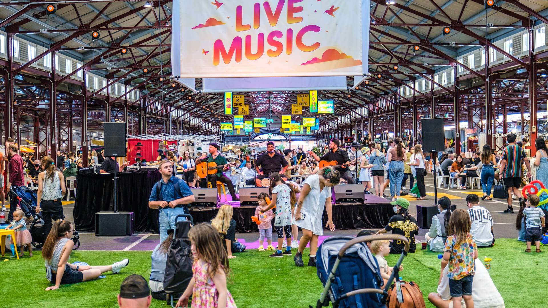 Live music at Queen Victoria Market - Summer Night Market.