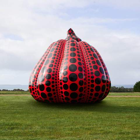 One of Yayoi Kusama's Giant Pumpkins Is Taking Up Permanent Residence in an Australian Sculpture Park