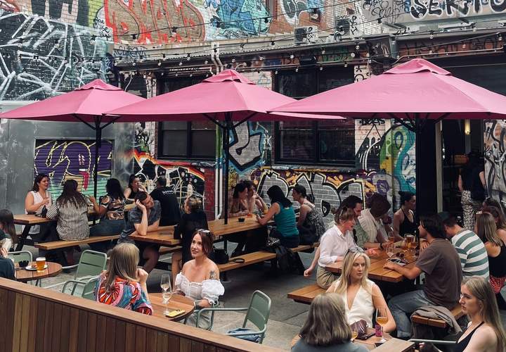 Background image for The Best Bars in Melbourne with Beer Gardens and Boozy Courtyards for 2025