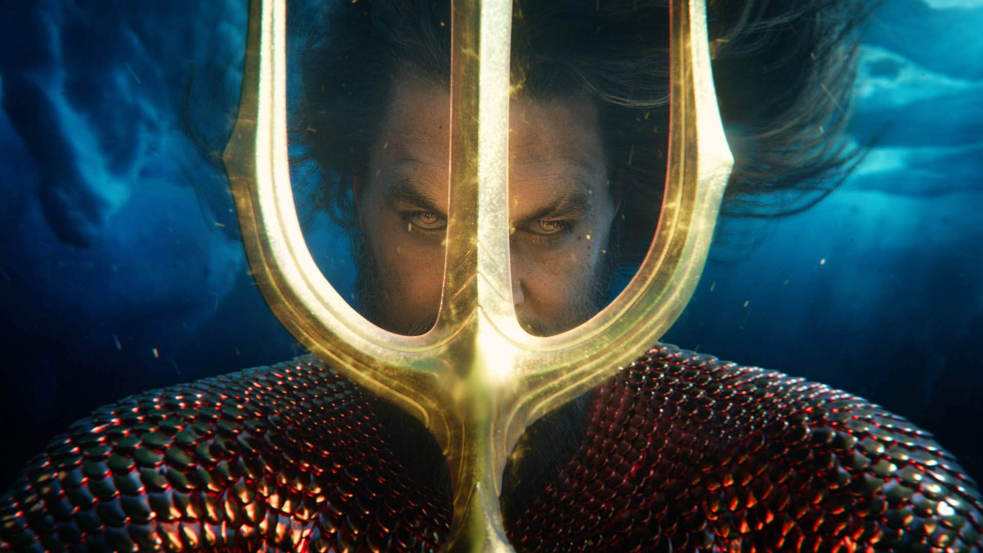 A Massive Seven-Metre Gold 'Aquaman and the Lost Kingdom' Trident Is Popping Up in Australia