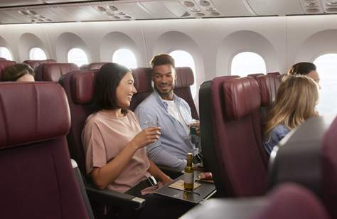 Qantas Is Now Opening Its Onboard Economy Wine Bar From Midday So You Can Say Cheers to a Free Drink Earlier