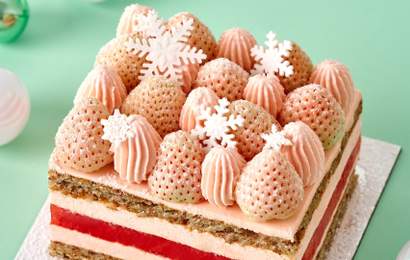 Background image for Black Star Pastry Is Serving Up a Christmas Edition of Its Insta-Favourite Strawberry Watermelon Cake