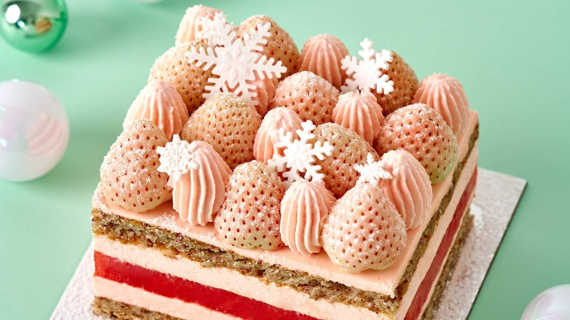 Black Star Pastry Is Serving Up a Christmas Edition of Its Insta-Favourite Strawberry Watermelon Cake