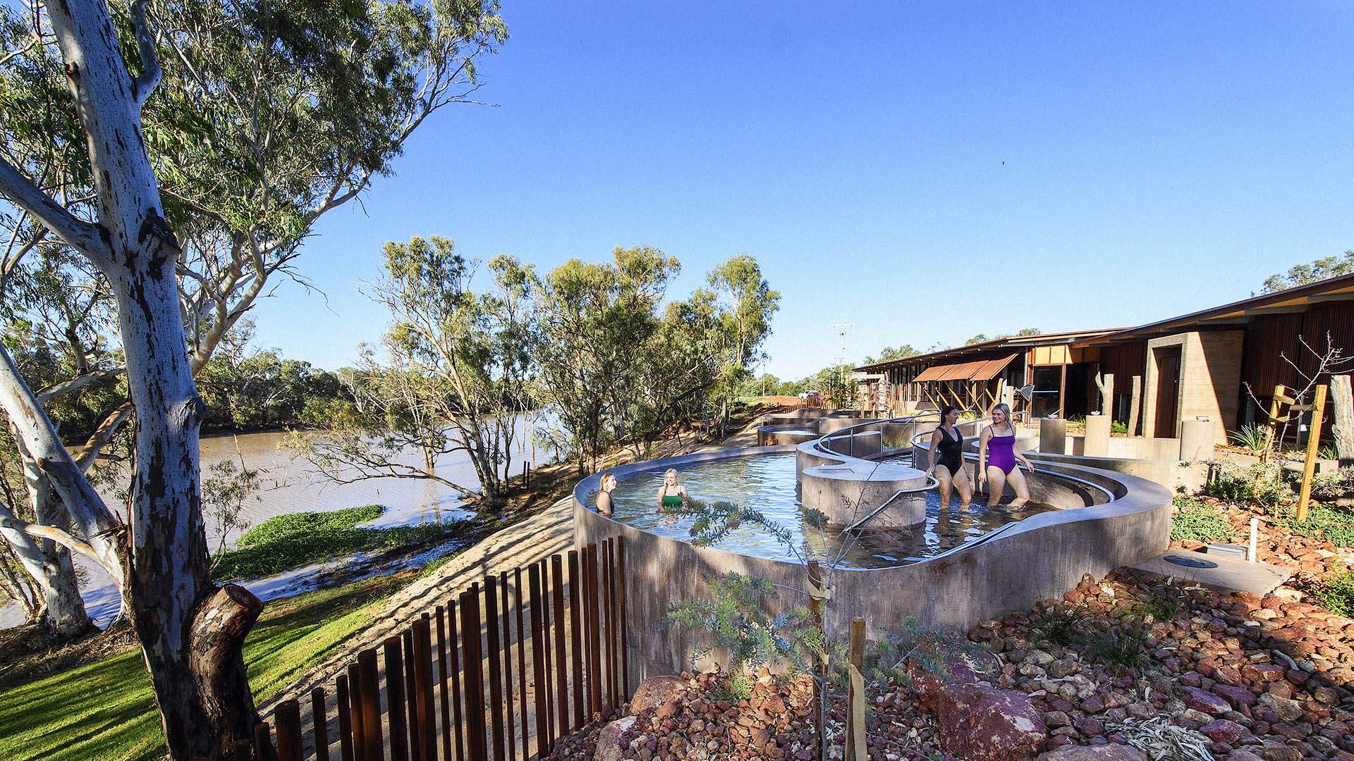 The Team Behind Victoria's Peninsula Hot Springs Is Opening a New Bathing Site in Outback Queensland