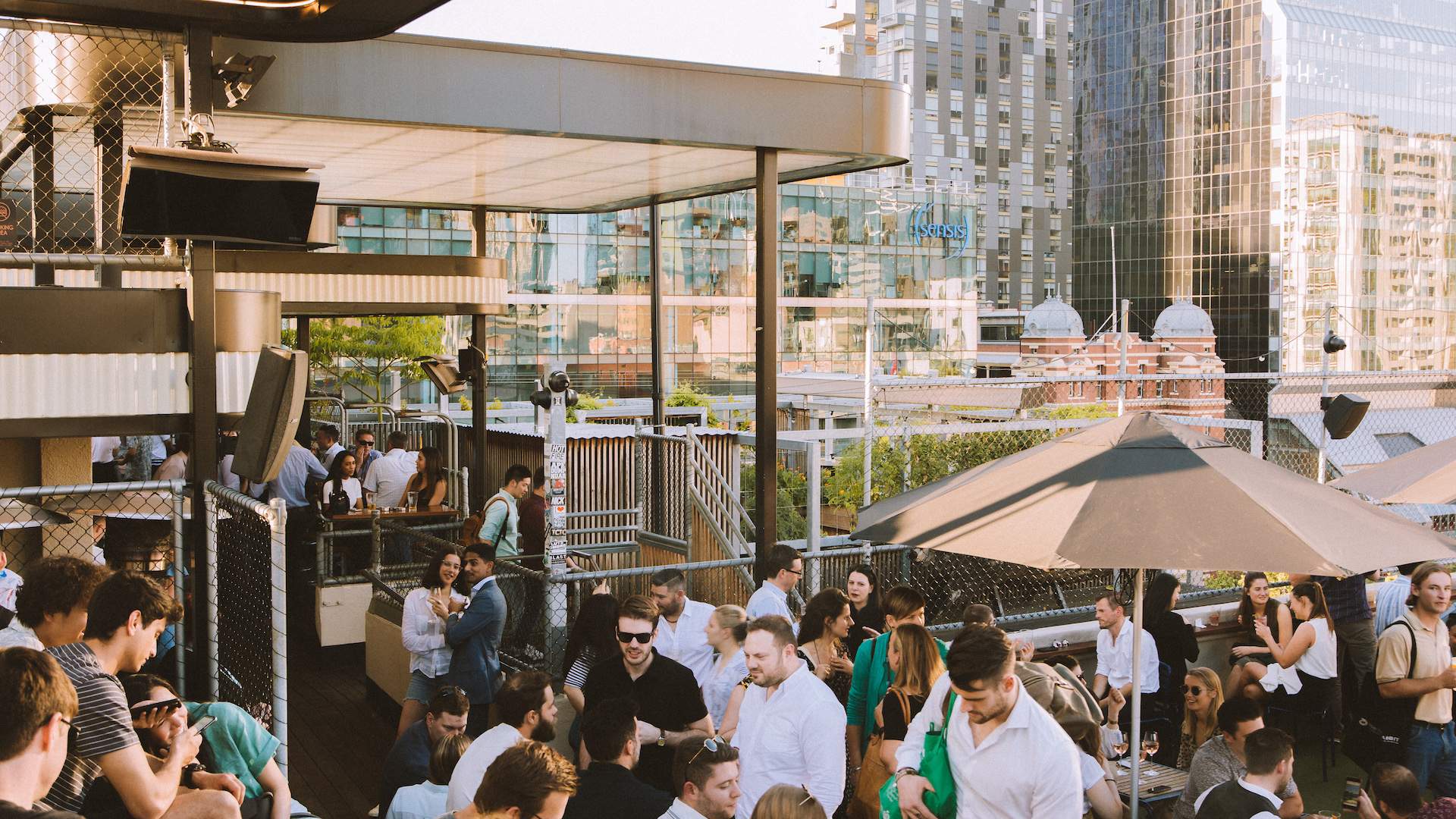 Rooftop Bar at Curtin House - one of the best Melbourne CBD bars