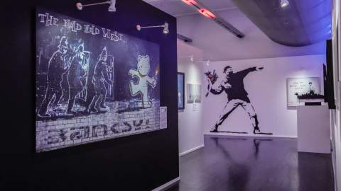 Syd Banksy without limits exhibition