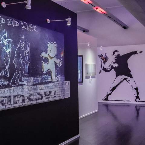 Syd Banksy without limits exhibition