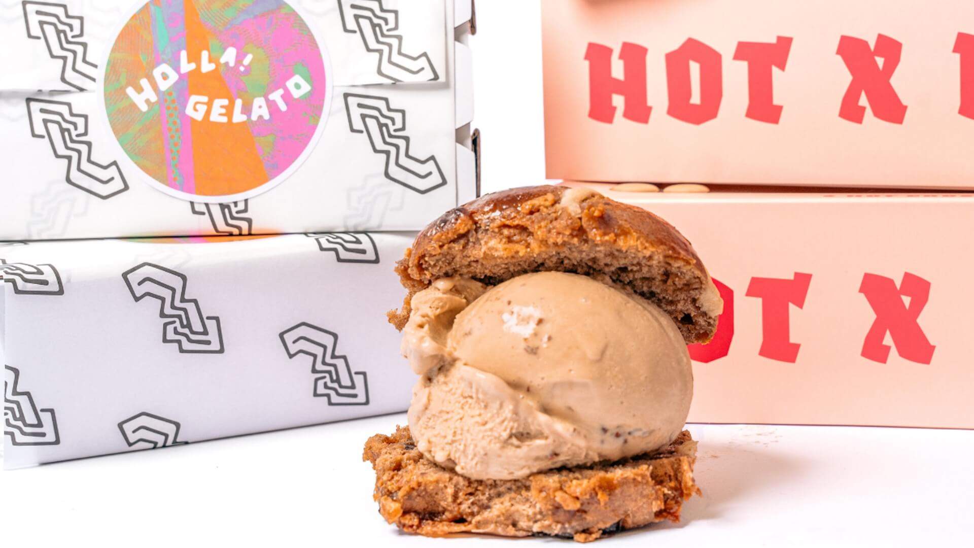 Penny for Pound Is Teaming Up with Holla Gelato on Epic Hot Cross Bun Gelato Sandwiches for Easter