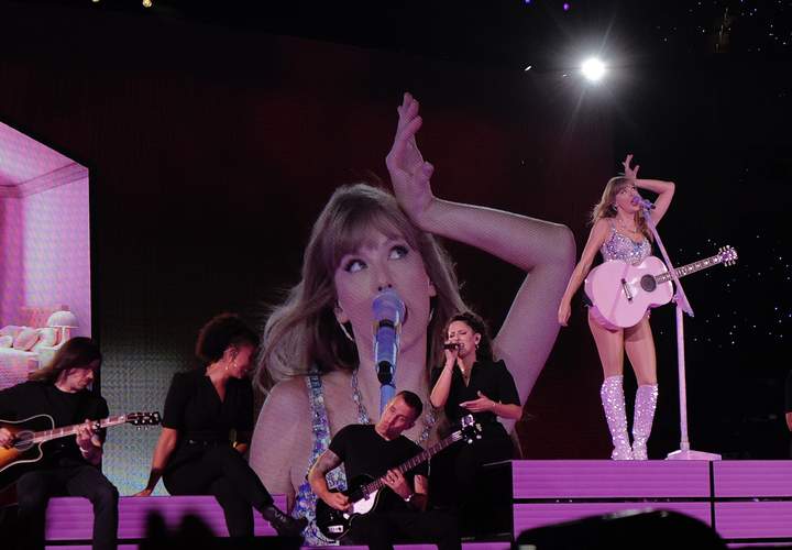 Background image for Here's When and Where You Can Pick Up Merchandise for Taylor Swift's Australian 'Eras' Tour