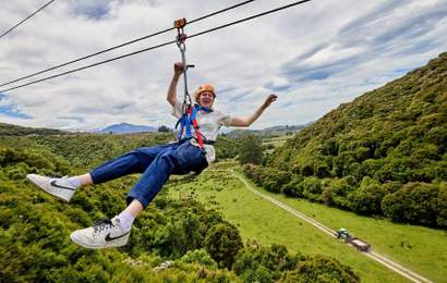 Background image for Calling All Adrenaline Seekers: South Island's Kaikoura Just Launched 600 Metres of Ziplines