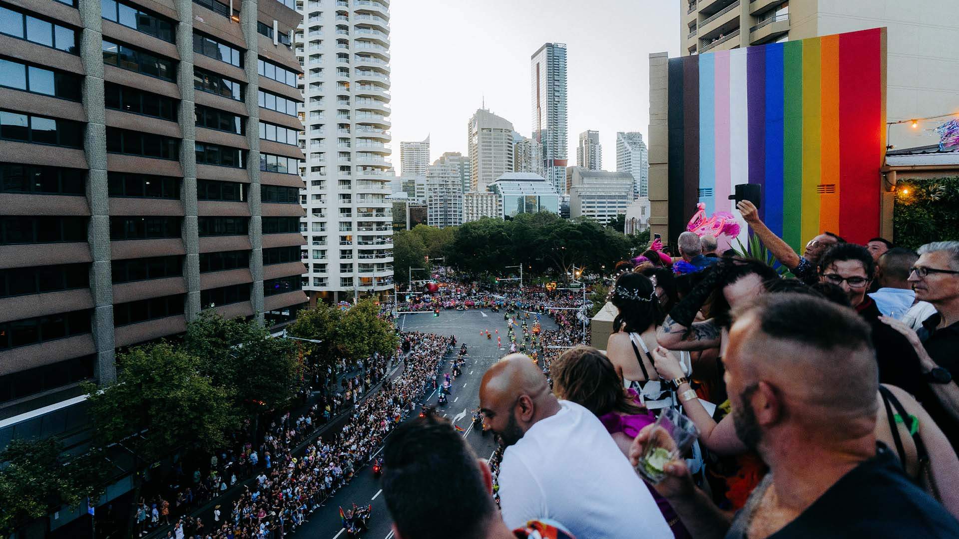 mardi gras parade viewing party