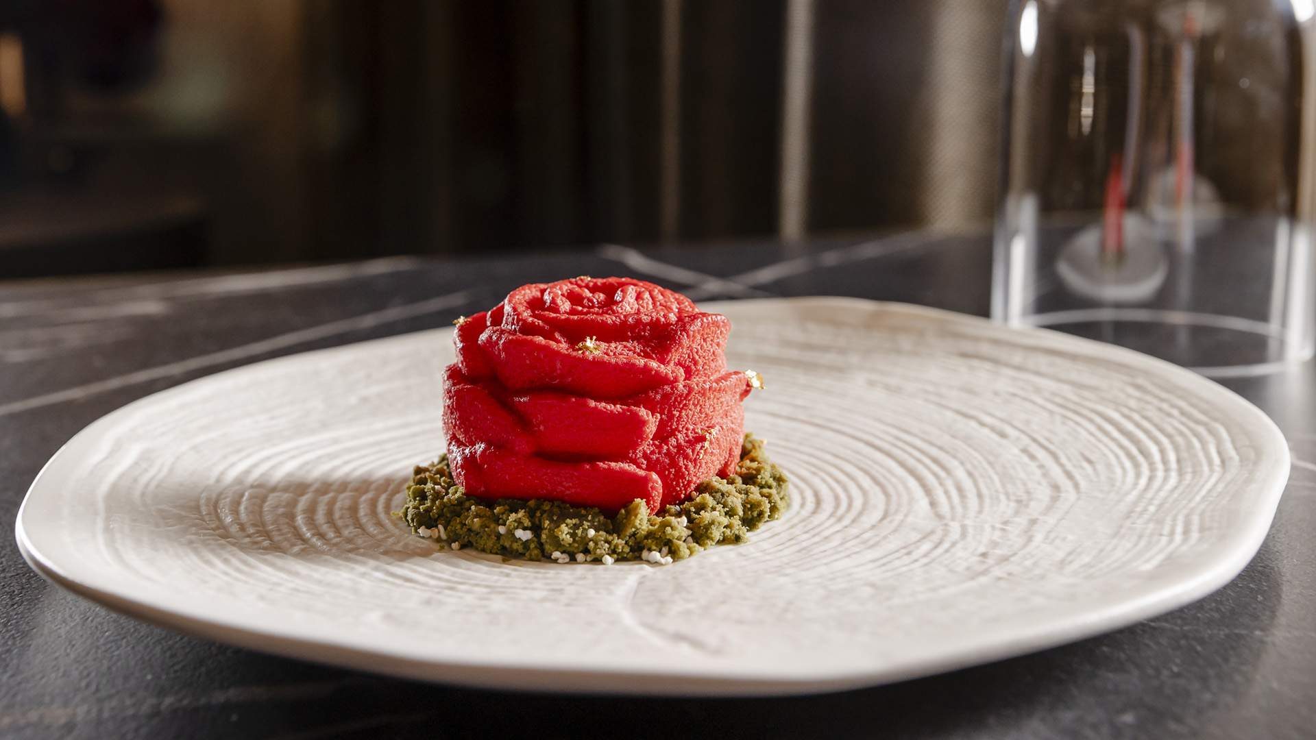 Be Bacchus' Guest Before Hitting the Theatre and You Can Tuck Into a 'Beauty and the Beast'-Themed Rose Dessert
