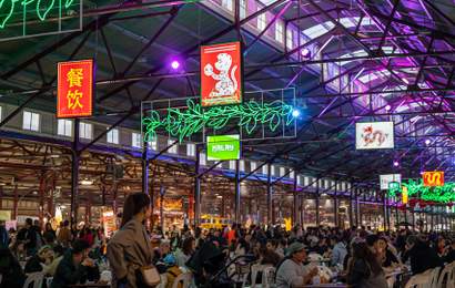 Background image for You Can Eat Your Way Through a Different Region of Asia Each Week at 2024's Hawker 88 Night Market at QVM