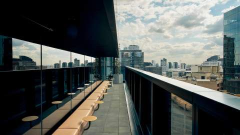 The Q bar at Quincy Hotel in Melbourne - rooftop bar melbourne.